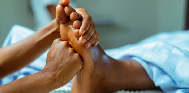 Jambes et massage