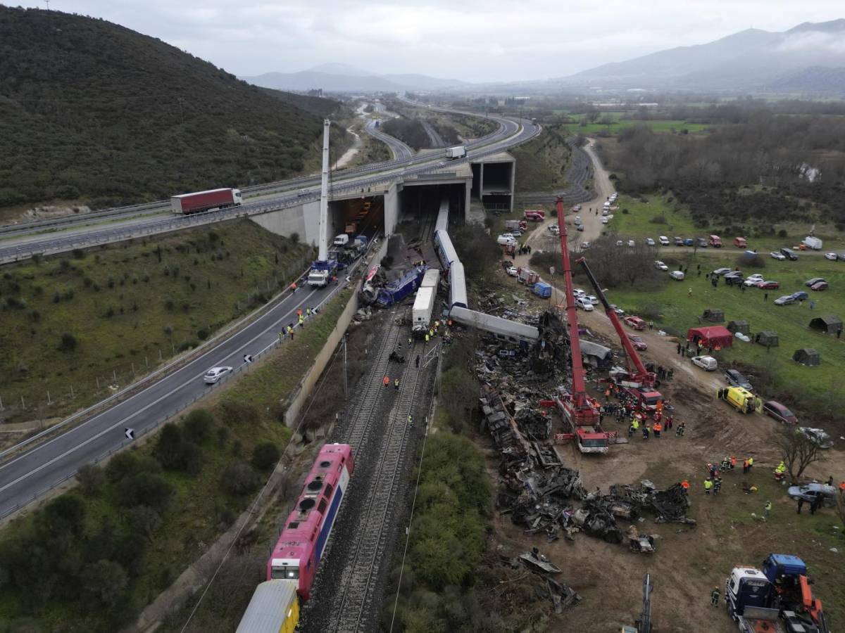 Temps, catastrophe ferroviaire en Grèce
