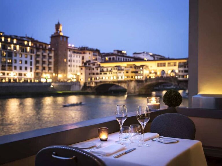 Borgo San Jacopo, dîner avec Ponte Vecchio