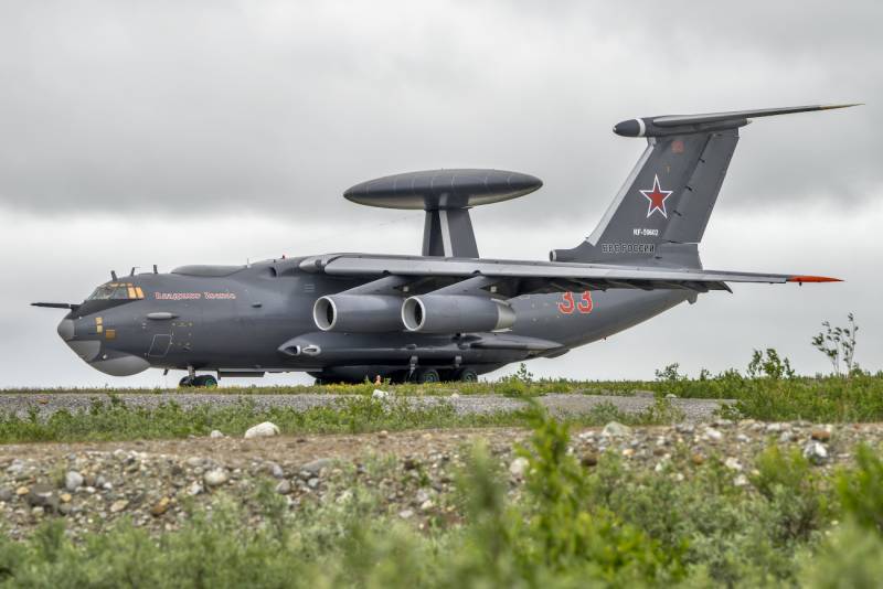 Beriev A-50. Véhicules disponibles vers 40