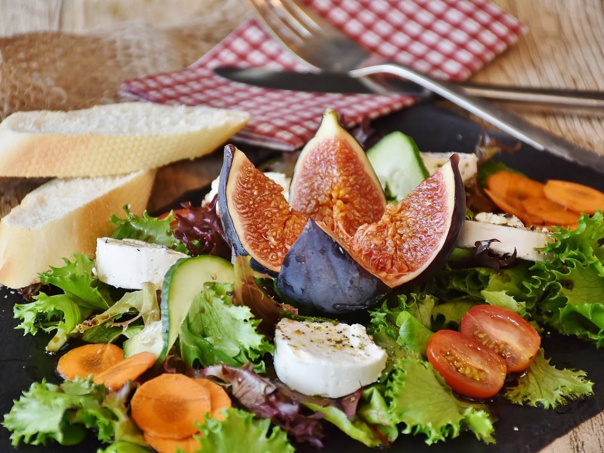 Salade avec figues
