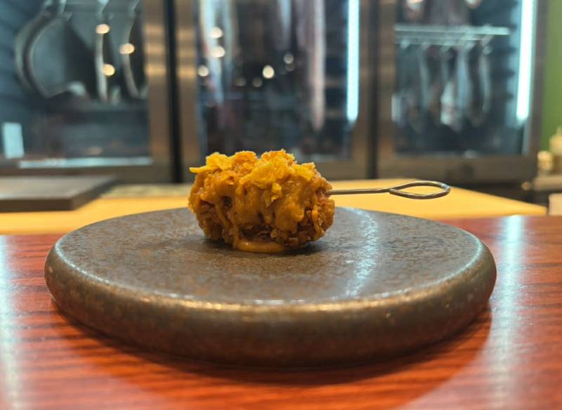 Azabu 10, chorizo de Scampi