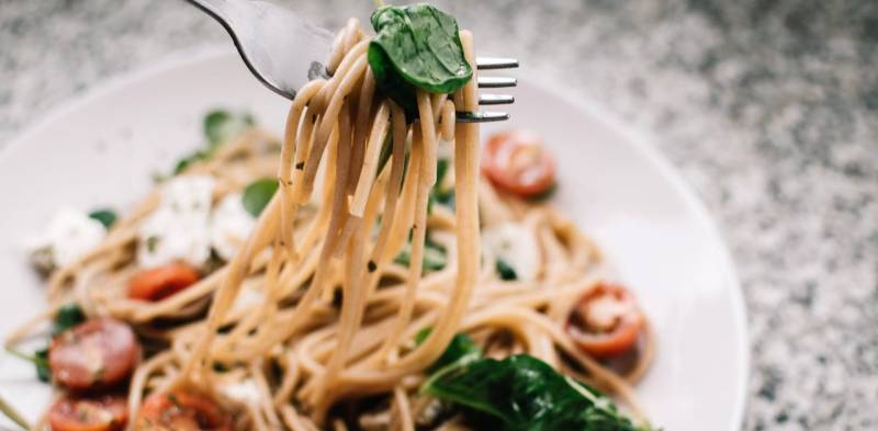 Spaghetti avec légumes