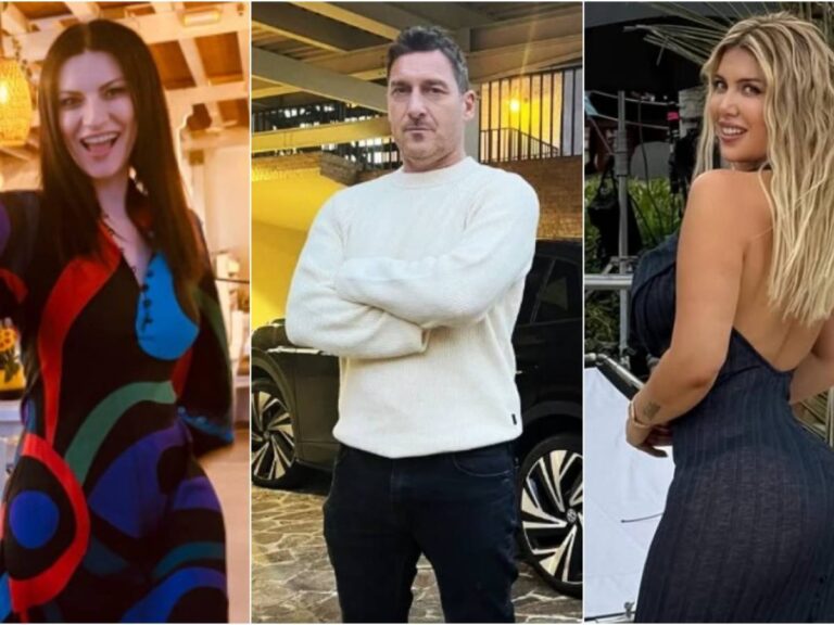 Grignani et Laura Pausini toujours en querelles, Totti fait des dépenses folles pour Noemi, Wanda et la proposition de mariage avec Ferrari